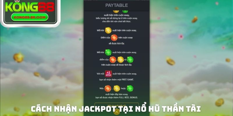 Cách nhận Jackpot tại nổ hũ Thần Tài