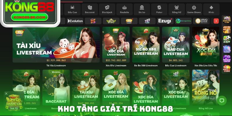 Kho tàng giải trí Kong88