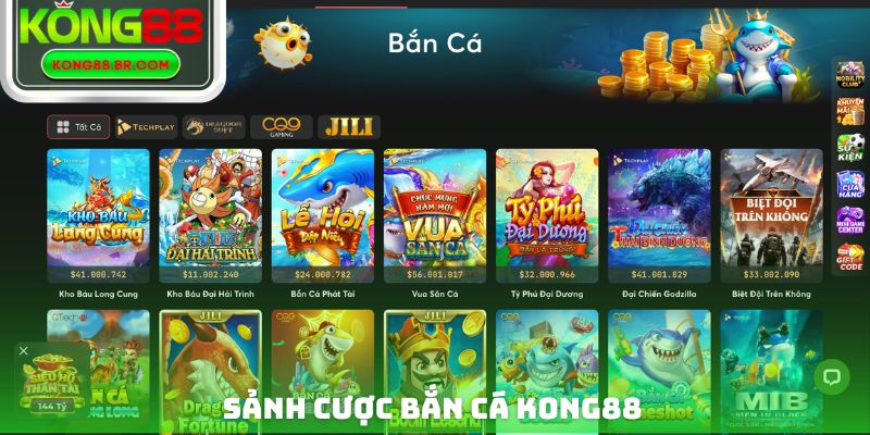 Sảnh cược Bắn cá Kong88